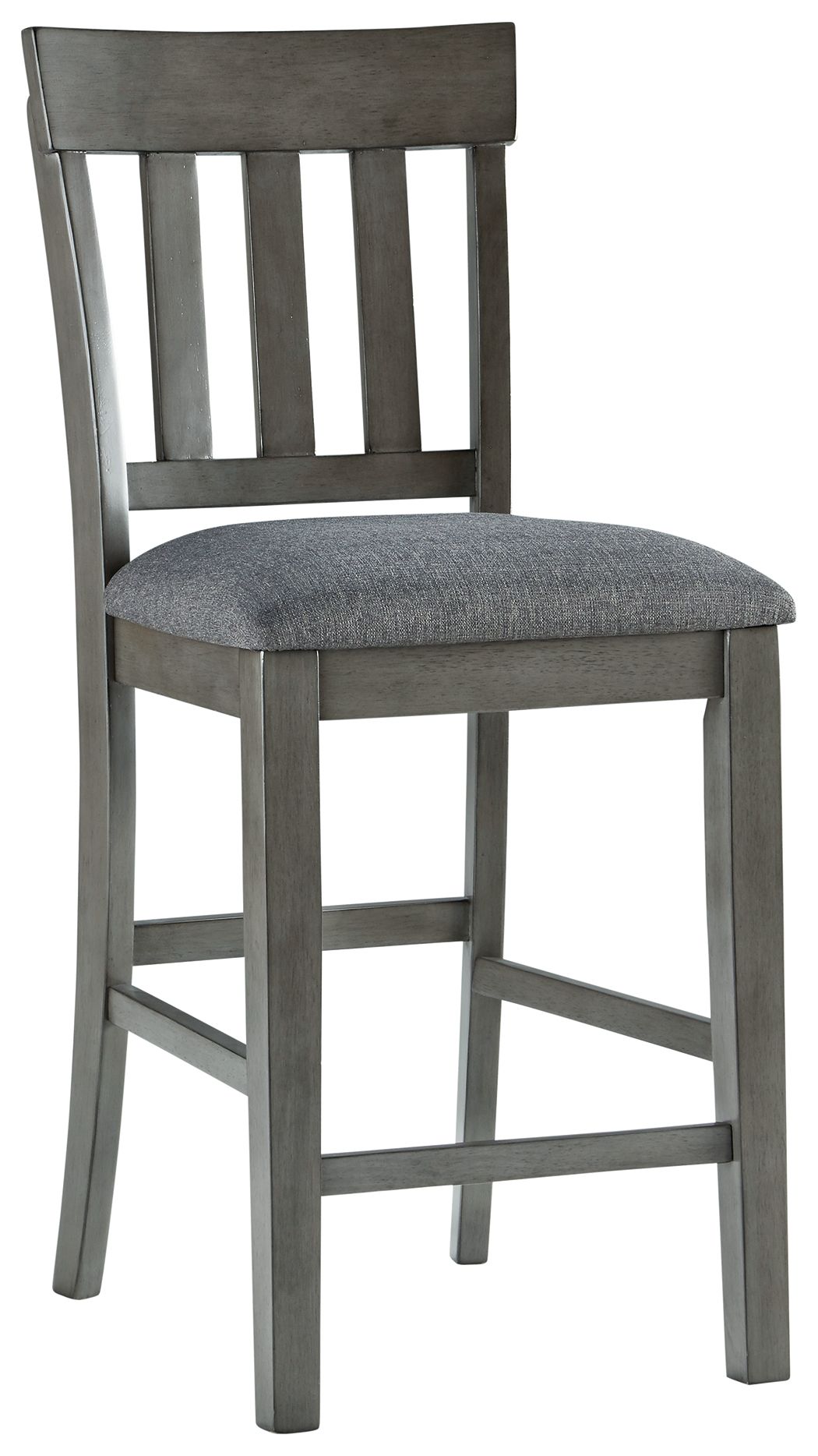 Hallanden - Black / Gray - Upholstered Barstool (Set of 2) by Signature Design by Ashley® | Bel Furniture