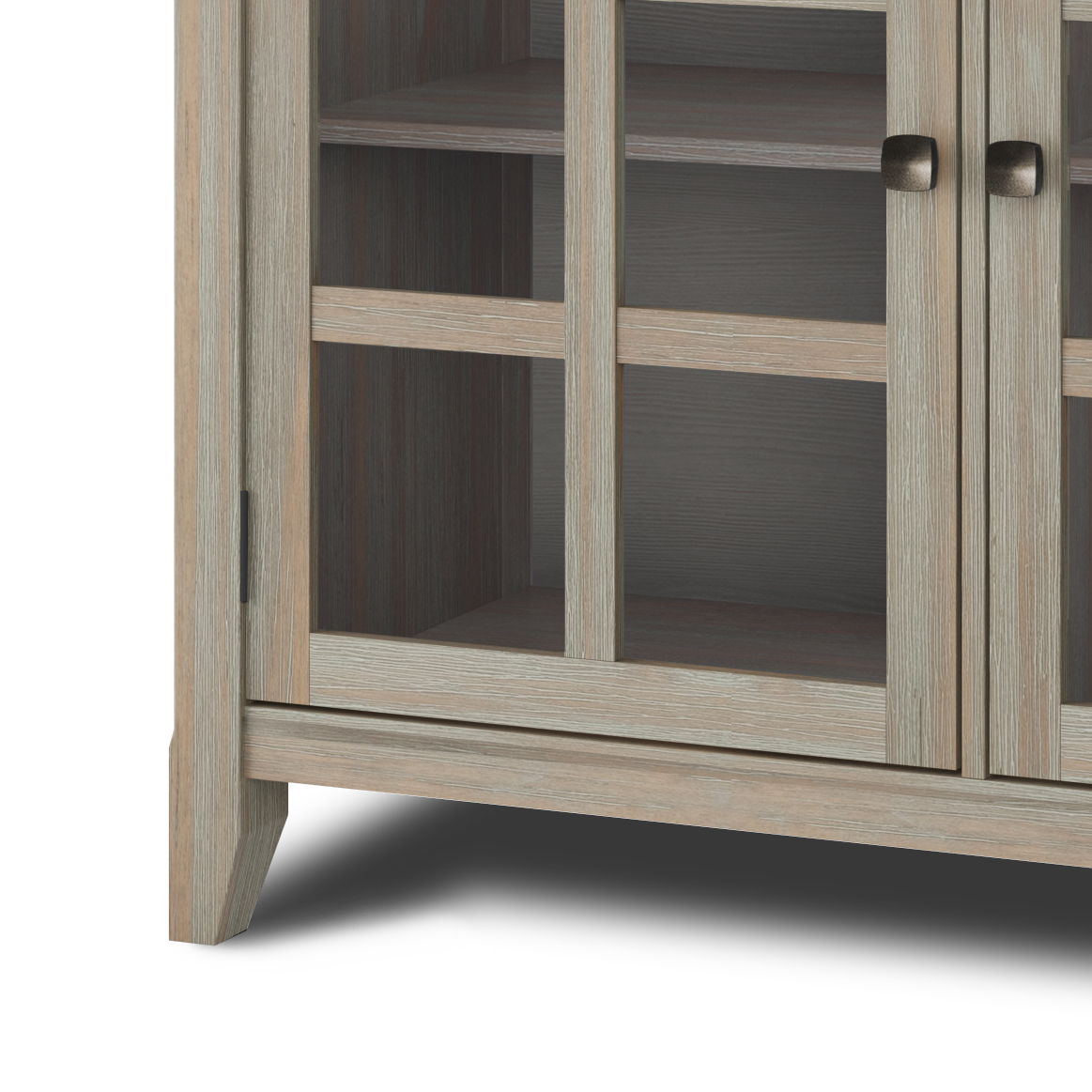Acadian - Wide Storage Cabinet Handcrafted by Simpli-Home | Bel Furniture
