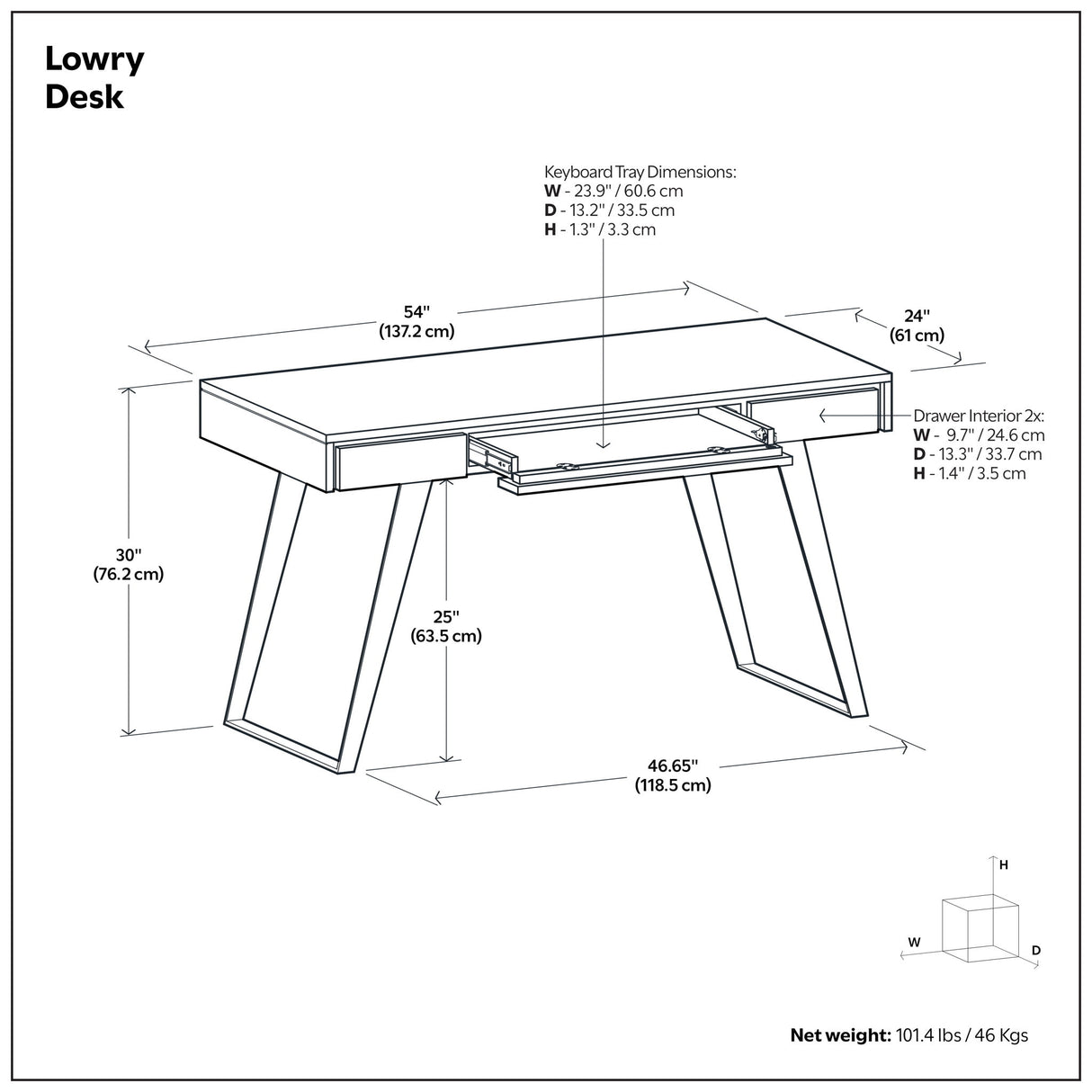Lowry - Handcrafted Desk