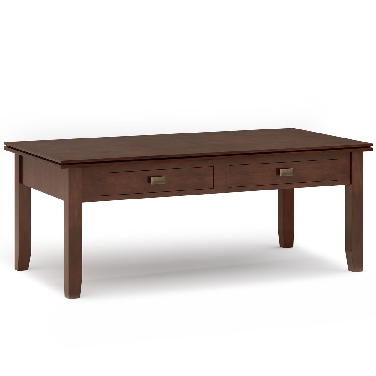 Artisan - Lift Top Coffee Table - Russet Brown by Simpli-Home | Bel Furniture