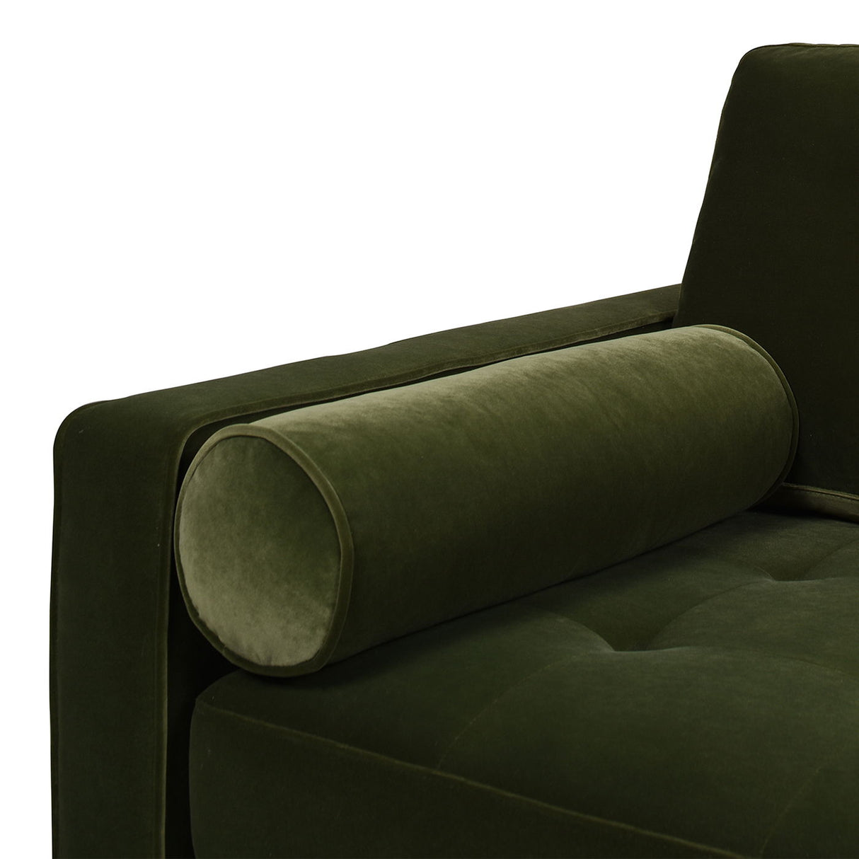Nicholas - Mid-Century Modern Sofa - Olive Green by Jennifer Taylor Home | Bel Furniture