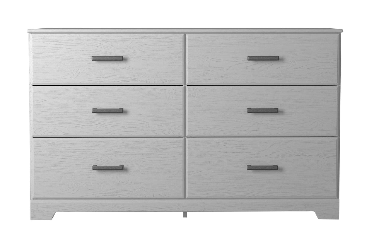 Stelsie - White - Six Drawer Dresser by Signature Design by Ashley® | Bel Furniture
