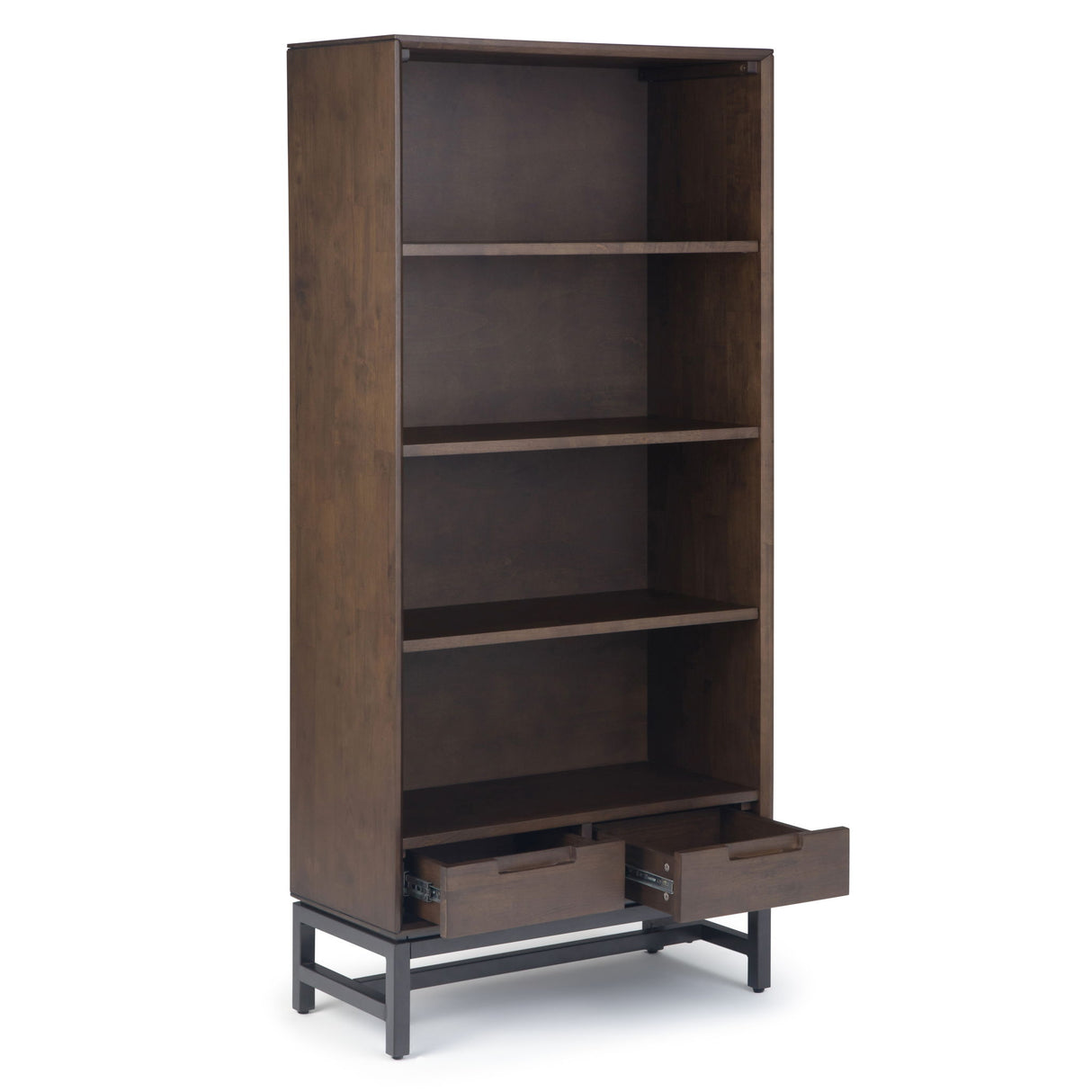 Banting - Mid Century Handcrafted Bookcase by Simpli-Home | Bel Furniture