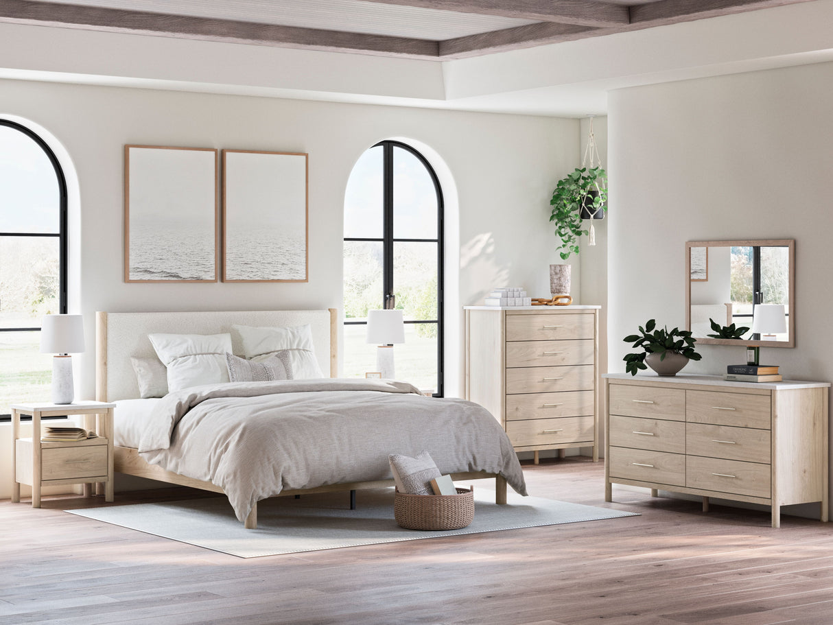 Cadmori - Upholstered Panel Bed by Signature Design by Ashley® | Bel Furniture