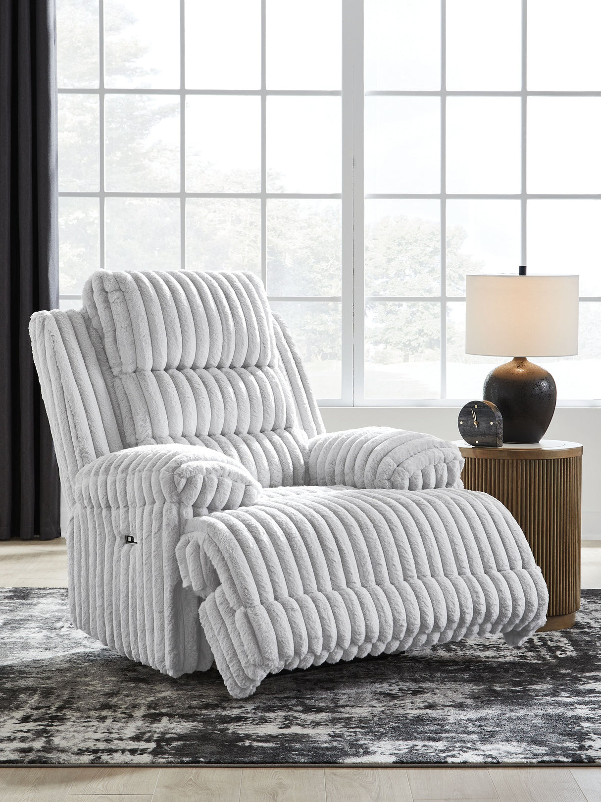 Rhines Falls - Alloy - Zero Wall Recliner by Signature Design by Ashley® | Bel Furniture