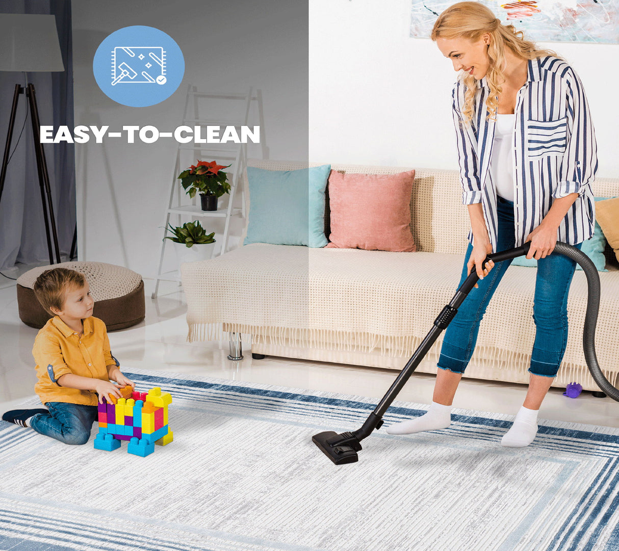 Marfi - Bordered Area Rug