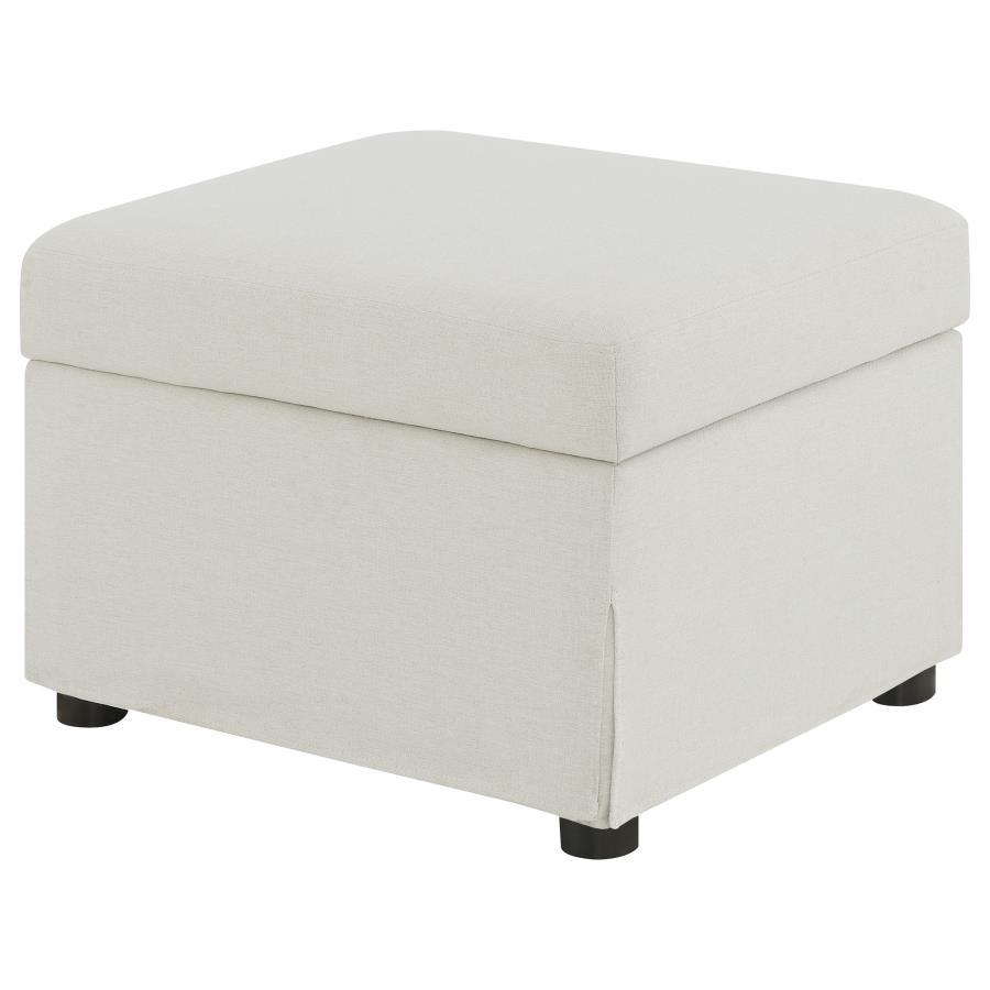 Winter - Upholstered Hydraulic Lift Top Storage Ottoman by Coaster Fine Furniture | Bel Furniture