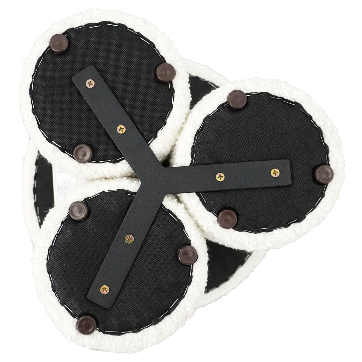 Wesley - Stool - Ivory by Ashcroft Furniture | Bel Furniture