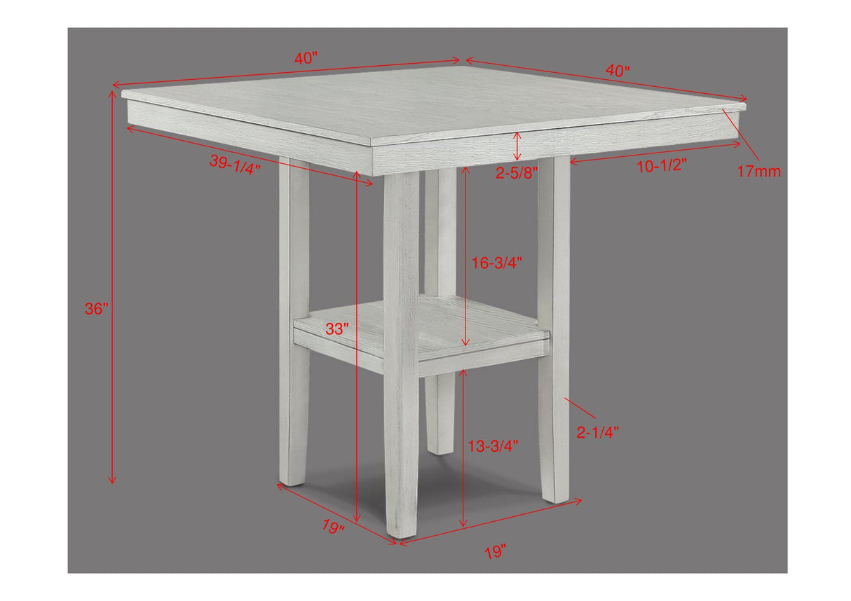 Lester - Counter Height Table Set by Crown Mark | Bel Furniture