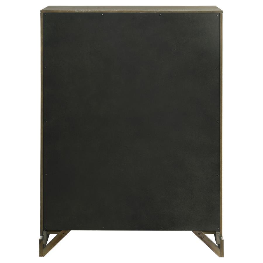 Gran Park - 5-Drawer Bedroom Chest Of Drawers - Dark Cocoa by Coaster Fine Furniture | Bel Furniture
