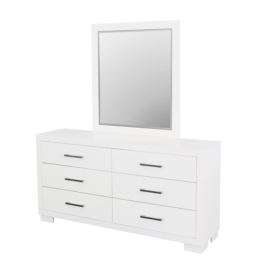 Jessica - Dresser Mirror by CoasterEssence | Bel Furniture