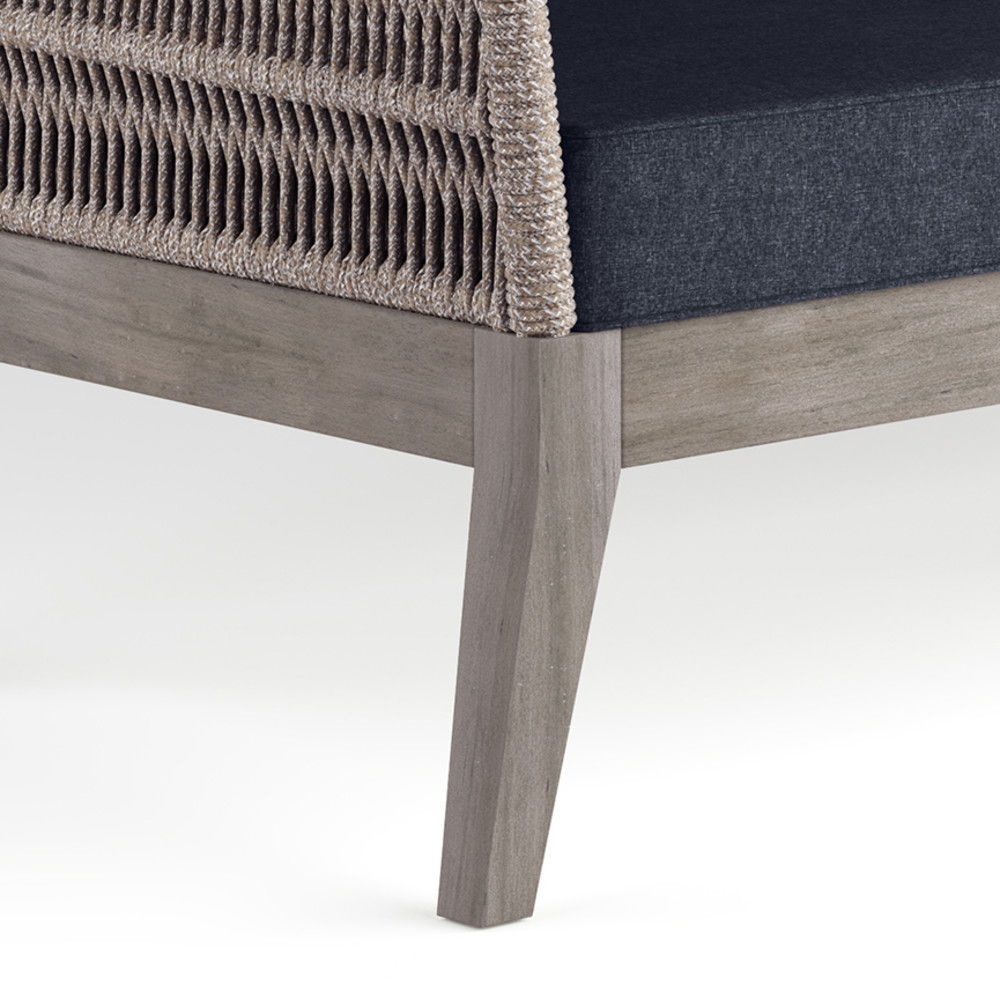 Santiago - Outdoor Sofa - Slate Gray by Simpli-Home | Bel Furniture