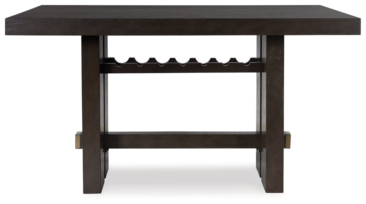 Burkhaus - Rectangular Counter Table Set by Signature Design by Ashley® | Bel Furniture
