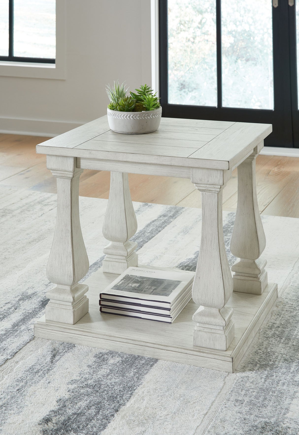 Arlendyne - Antique White - Rectangular End Table by Signature Design by Ashley® | Bel Furniture