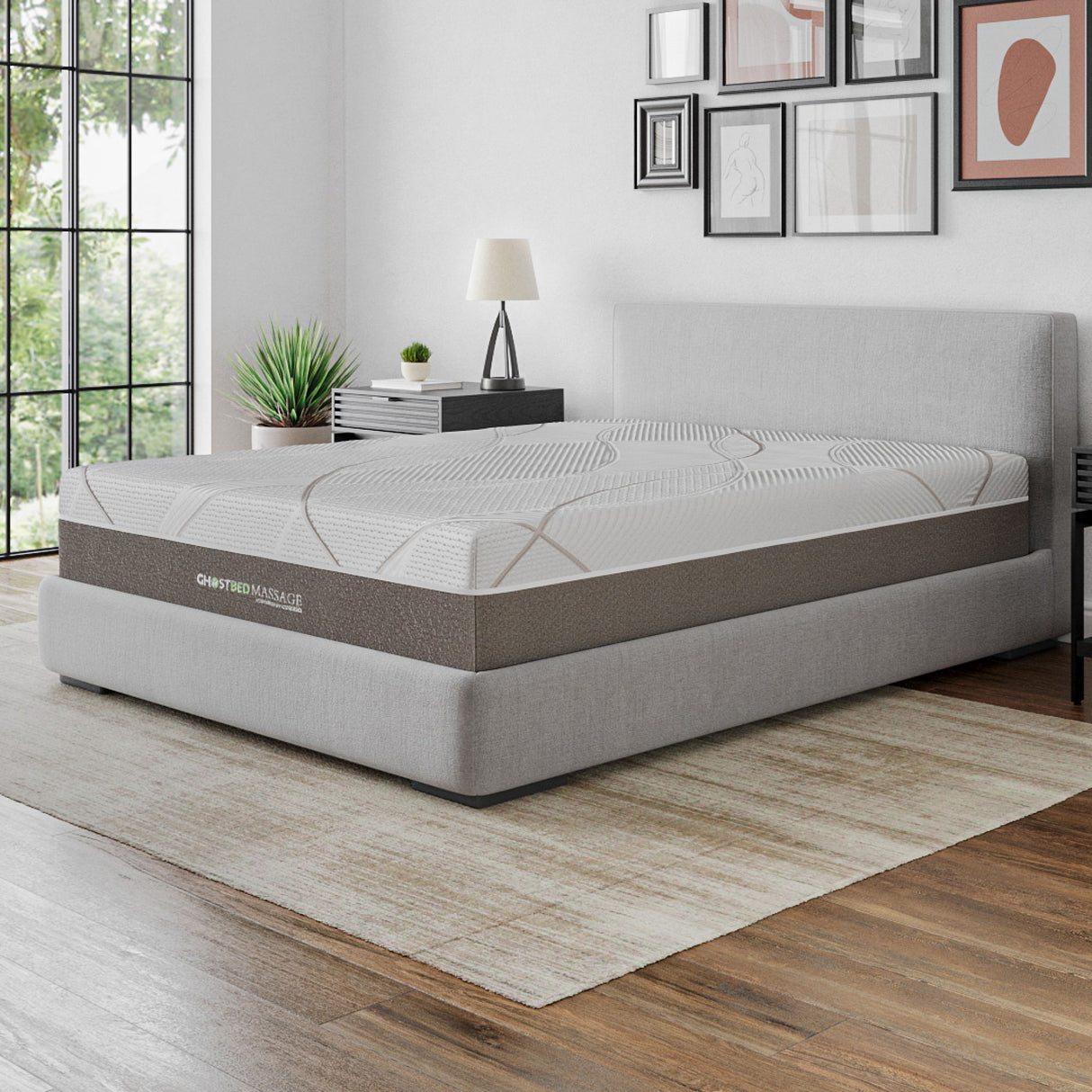 12" Profile Massage Mattress by GhostBed | Bel Furniture