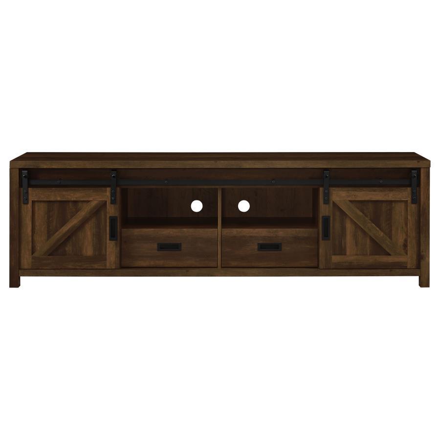 Madra - 2-Door Engineered Wood TV Stand by CoasterEssence | Bel Furniture