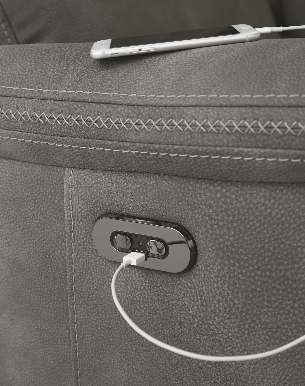 Next-Gen Durapella - Reclining Power Loveseat With Console by Signature Design by Ashley® | Bel Furniture