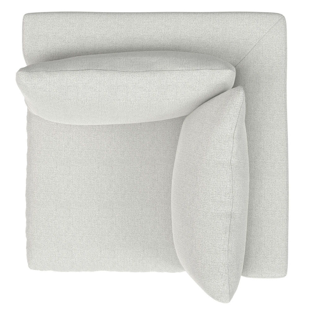 Jasmine - Corner Sofa Module - Gray by Simpli-Home | Bel Furniture