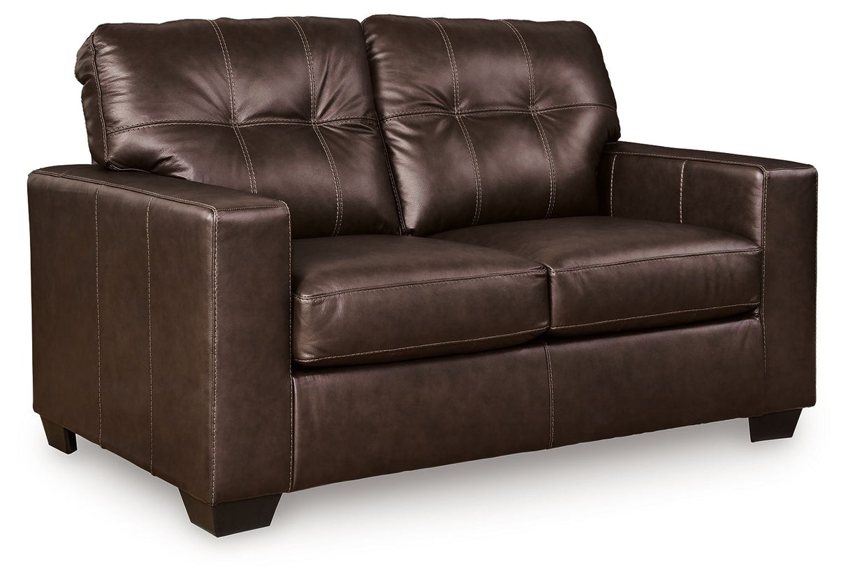 Santorine - Loveseat Dark Brown by Signature Design by Ashley® | Bel Furniture