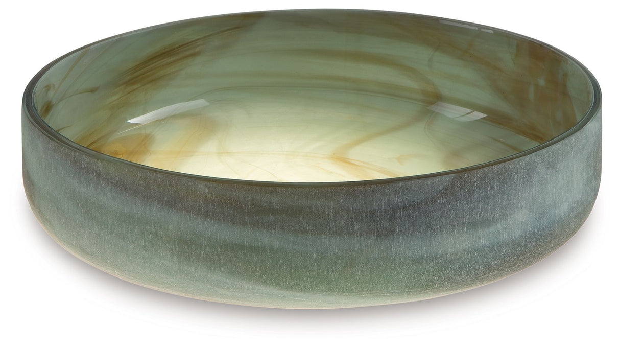 Bannington - Sage Green - Bowl by Signature Design by Ashley® | Bel Furniture
