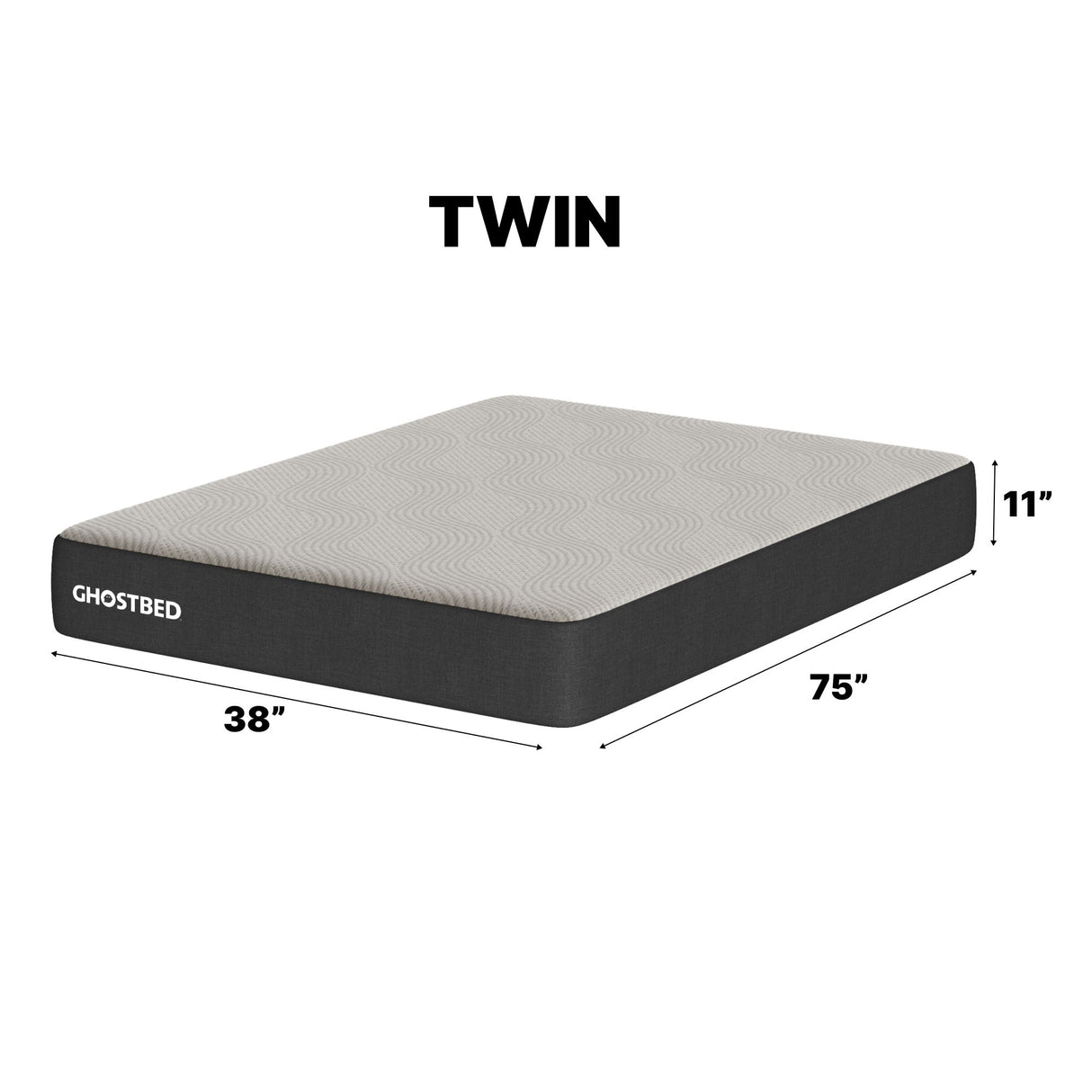 Essential - 11" Foam Mattress With Cooling Gel Memory Foam And Ghostflex Support