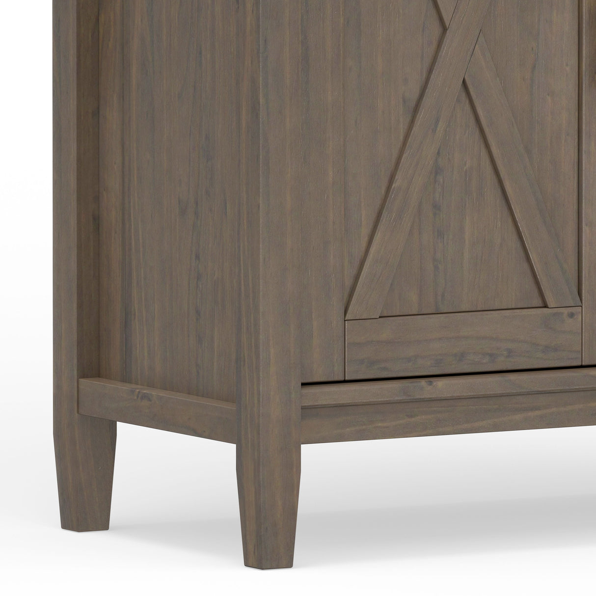 Ela - Bookcase - Smoky Brown by Simpli-Home | Bel Furniture