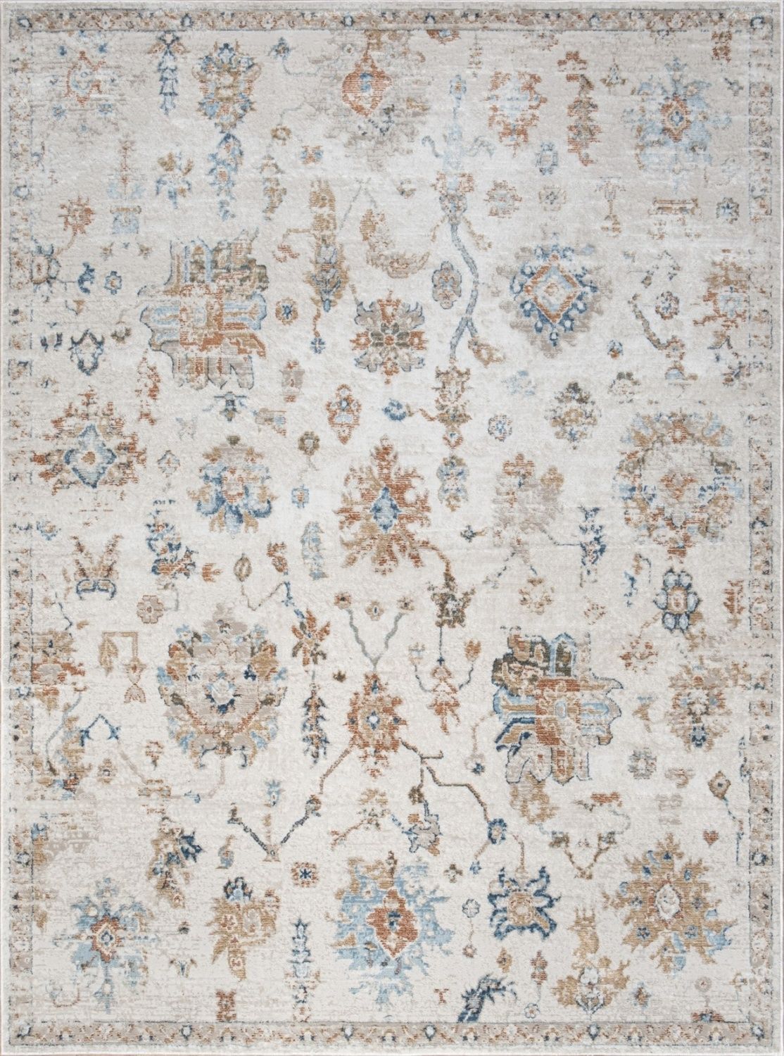 Noble - 5'3" X 7'3" Area Rug - Ivory by Icona Home Decor | Bel Furniture