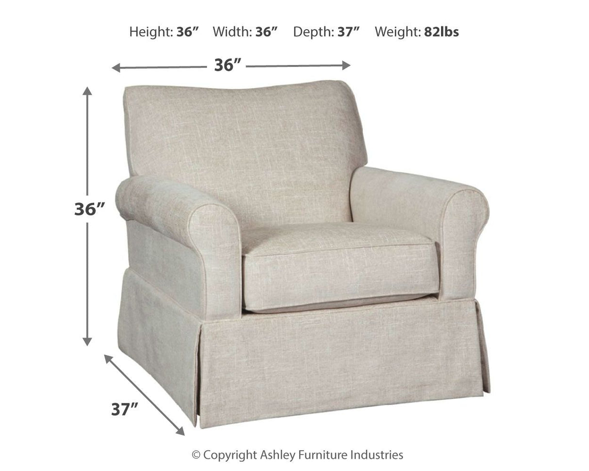Searcy - Quartz - Swivel Glider Accent Chair by Signature Design by Ashley® | Bel Furniture