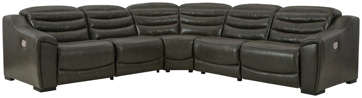 Center Line - Power Recliner Sectional by Signature Design by Ashley® | Bel Furniture