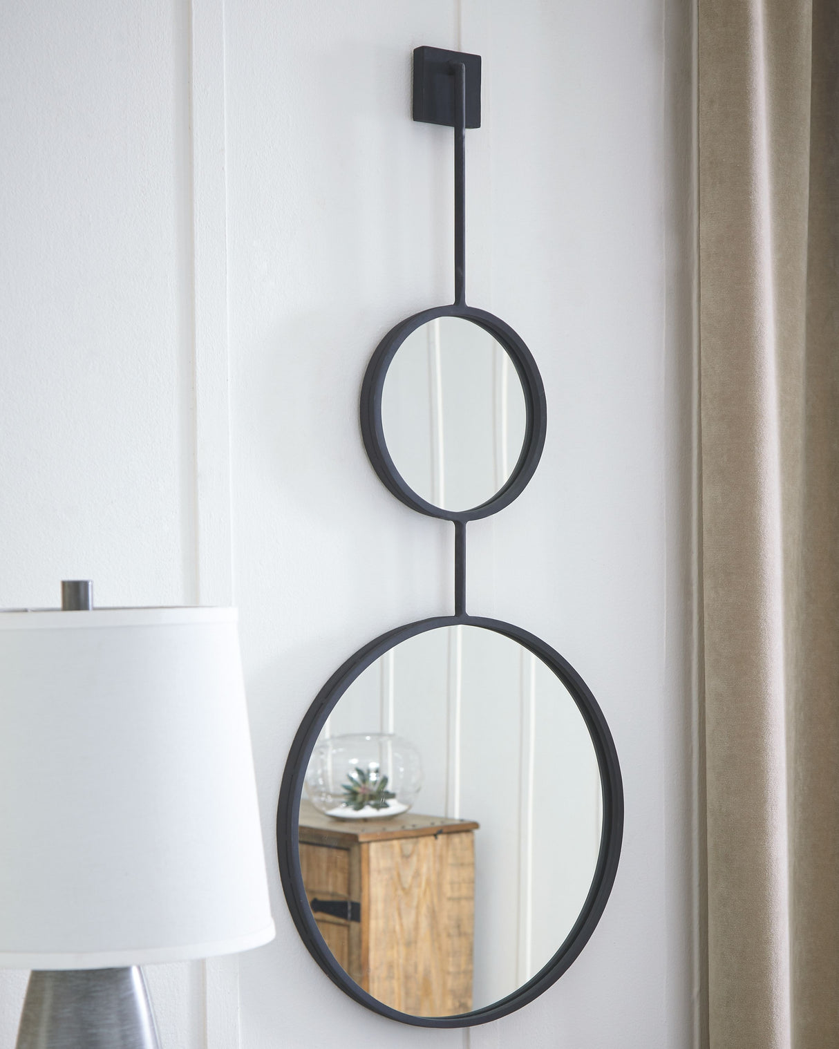 Brewer - Black - Accent Mirror by Signature Design by Ashley® | Bel Furniture