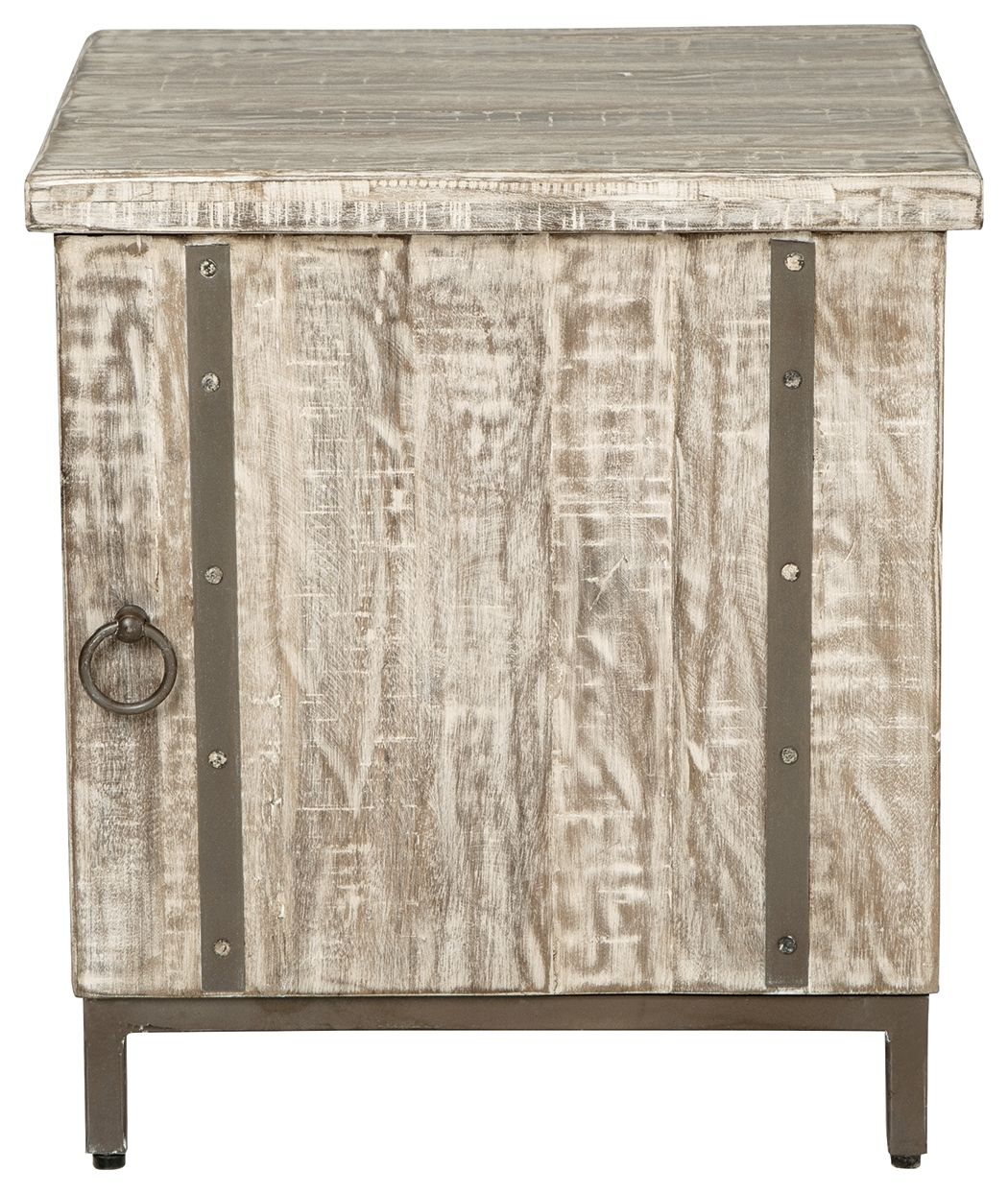 Laddford - Whitewash - Accent Cabinet - Shelf by Signature Design by Ashley® | Bel Furniture