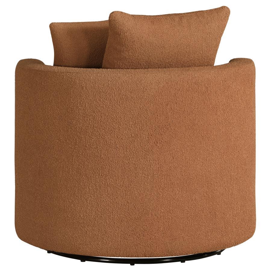 Debbie - Upholstered Swivel Accent Chair by CoasterEveryday | Bel Furniture