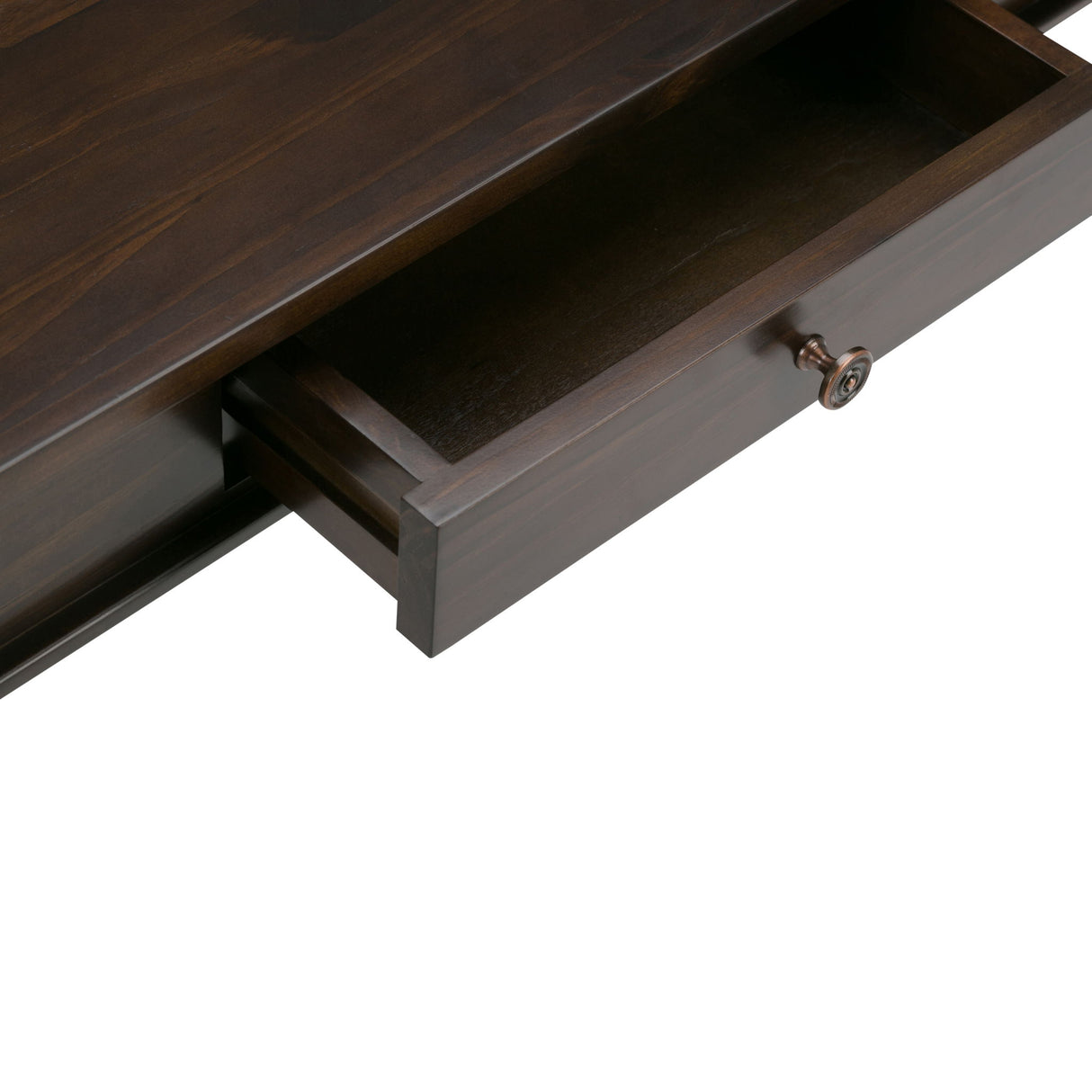 Carlton - Coffee Table - Dark Tobacco Brown by Simpli-Home | Bel Furniture