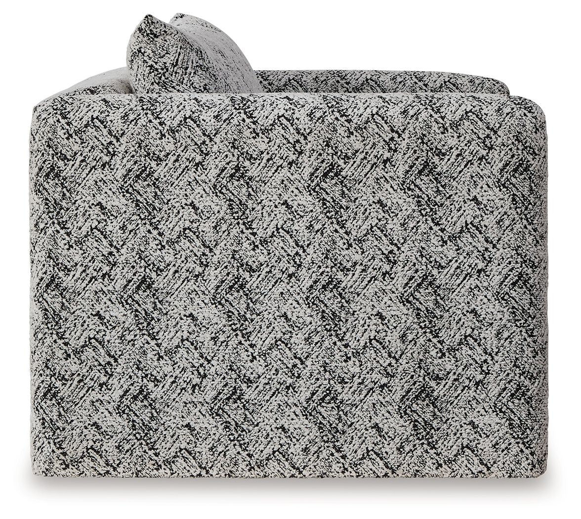 Kenbell - Black / White - Accent Chair by Signature Design by Ashley® | Bel Furniture