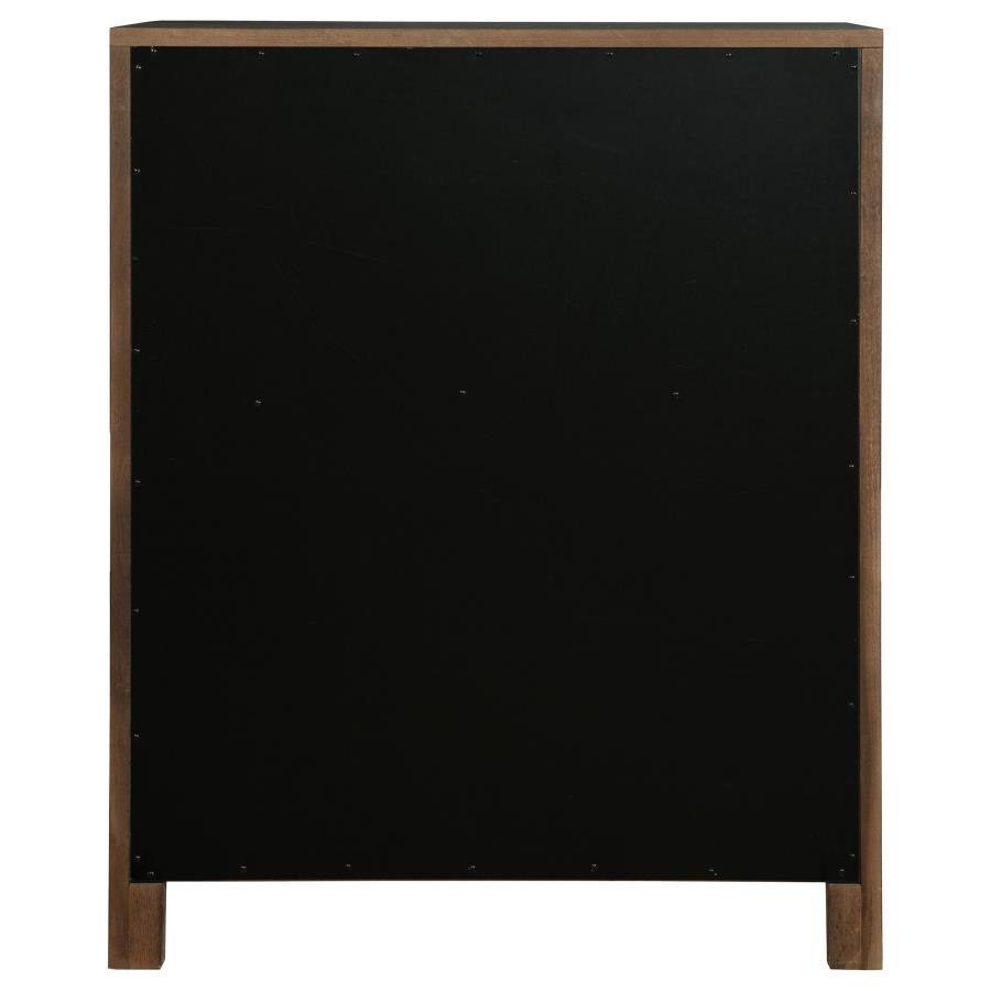 Maderia - 5-Drawer Chest Of Drawers - Walnut by Coaster Fine Furniture | Bel Furniture