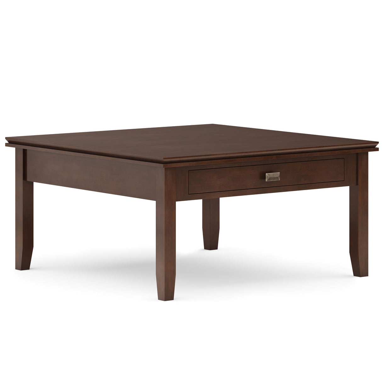 Artisan - Square Coffee Table - Russet Brown by Simpli-Home | Bel Furniture