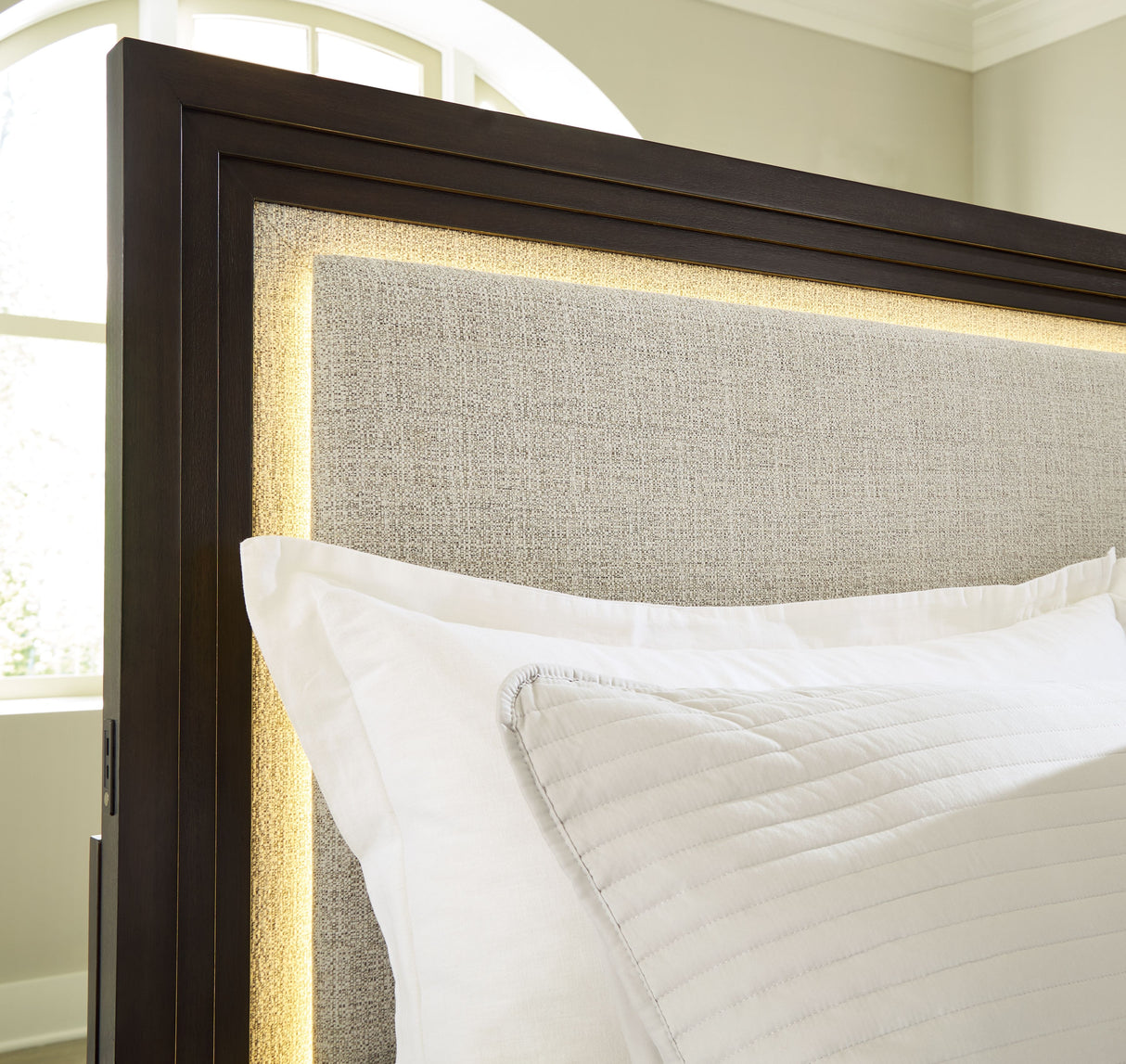 Neymorton - Upholstered Panel Headboard by Signature Design by Ashley® | Bel Furniture
