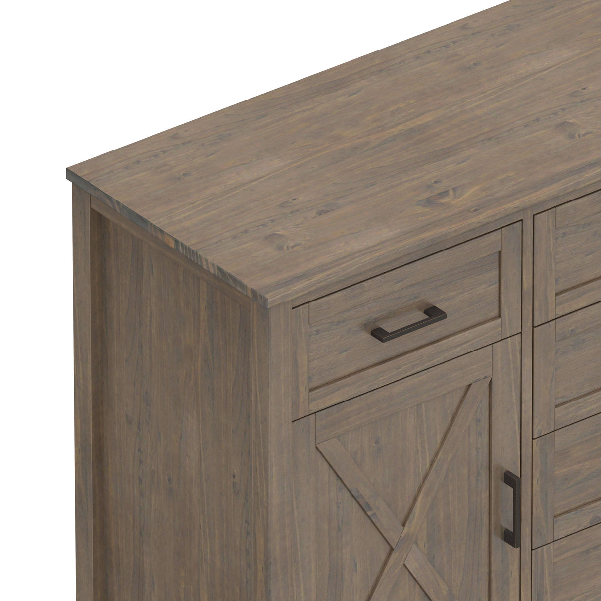 Ela - Sideboard - Smoky Brown by Simpli-Home | Bel Furniture