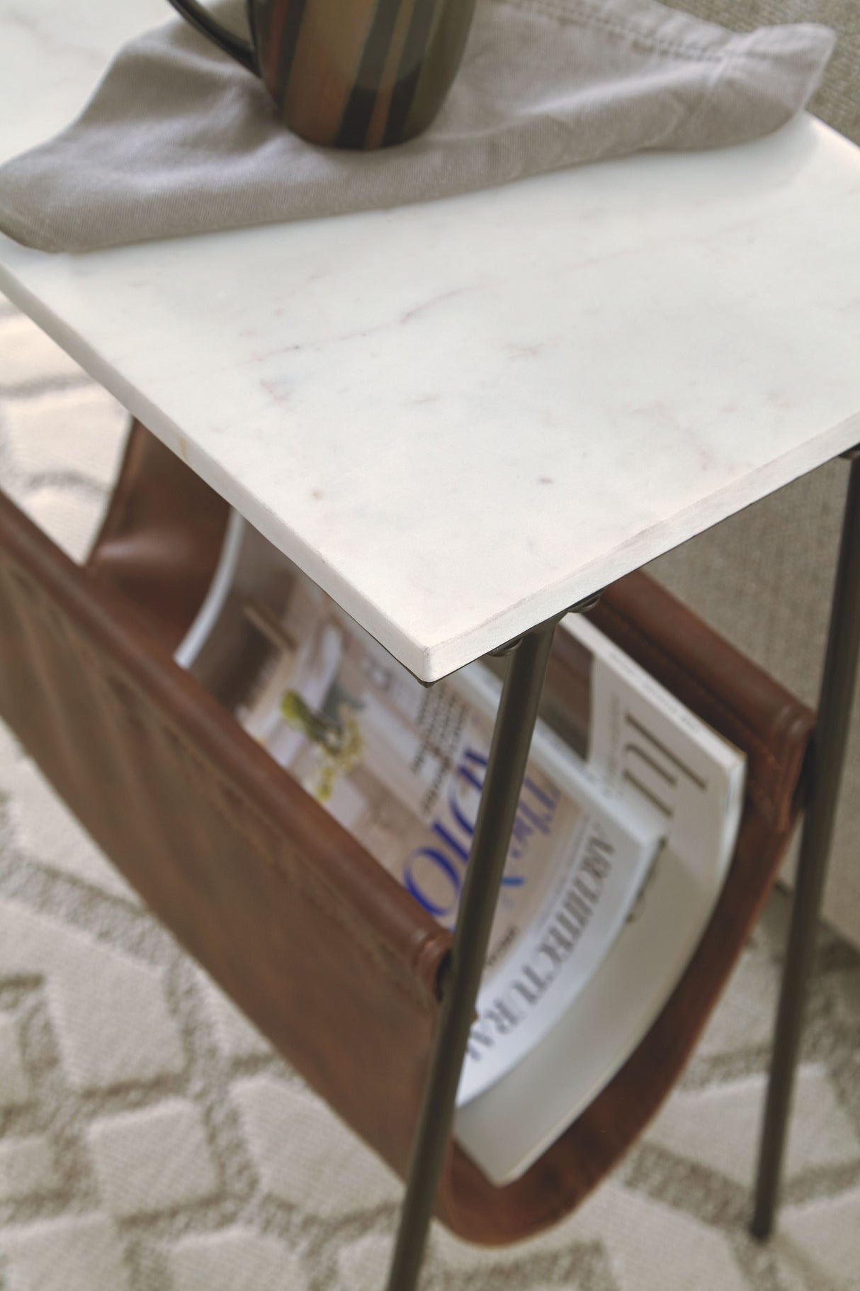 Etanbury - Brown / Black / White - Accent Table by Signature Design by Ashley® | Bel Furniture