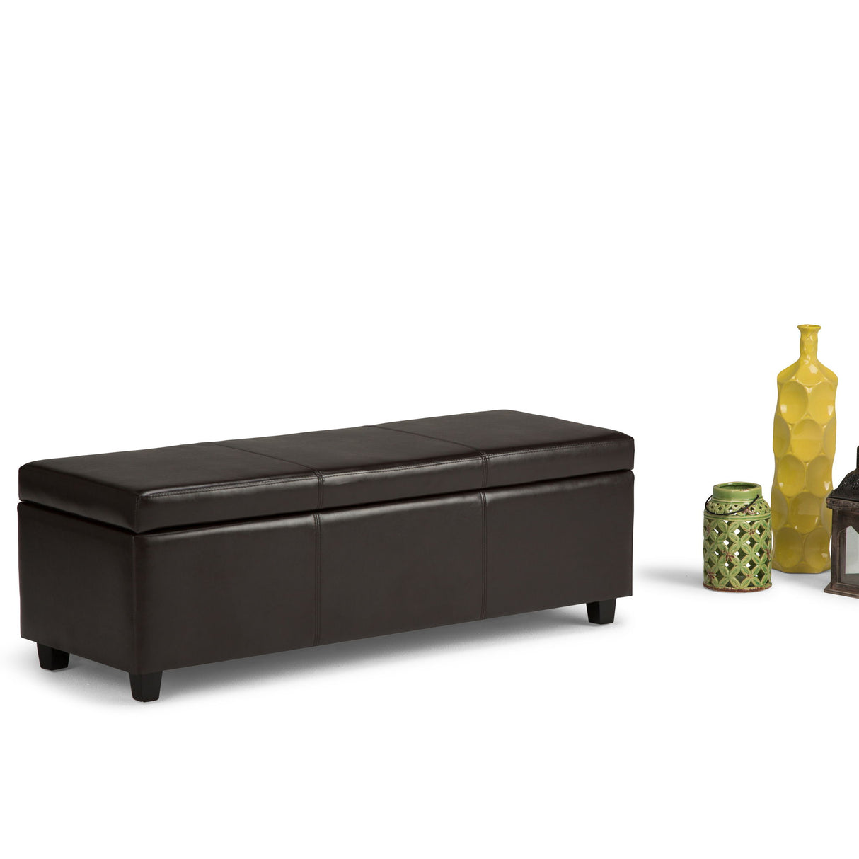 Avalon - Multifunctional Storage Ottoman Bench by Simpli-Home | Bel Furniture