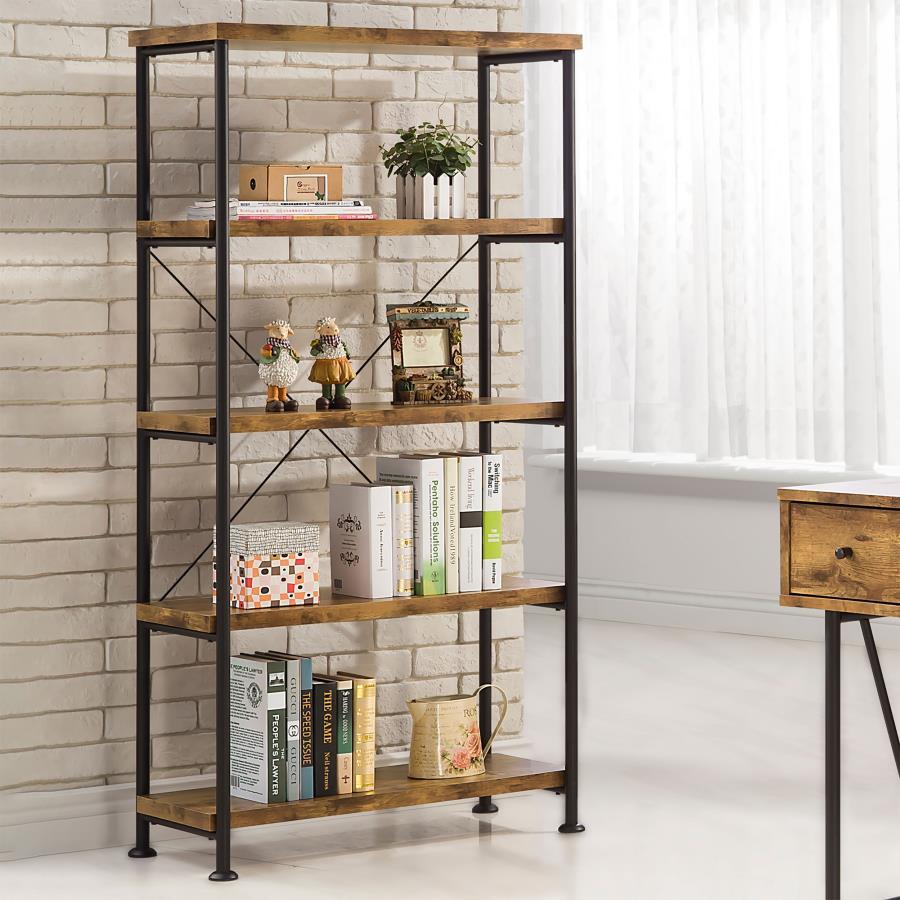 Analiese - 4-Shelf Bookshelf by CoasterEveryday | Bel Furniture