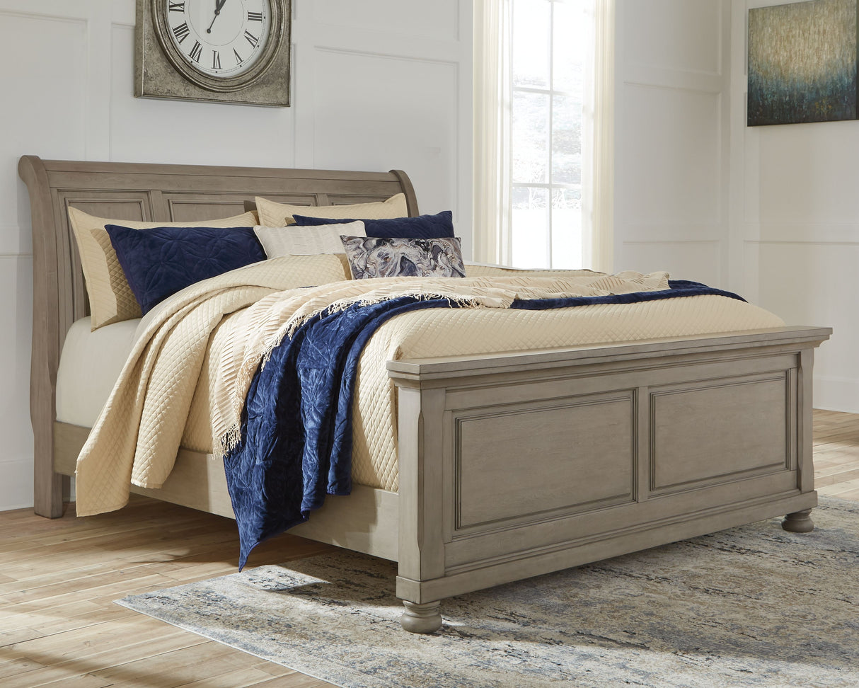 Lettner - Sleigh Bed by Signature Design by Ashley® | Bel Furniture