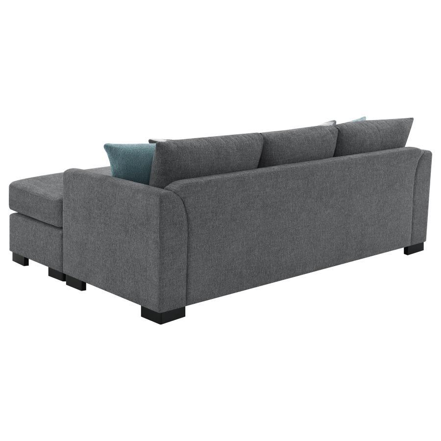 Storey - Upholstered Sleeper Sectional Chaise Sofa by CoasterEveryday | Bel Furniture