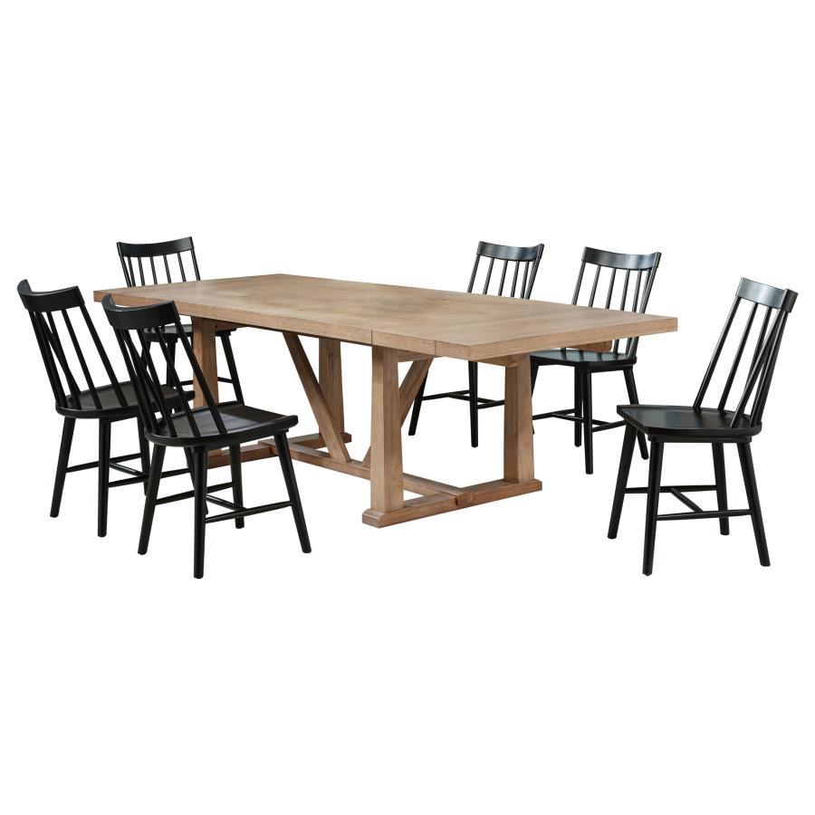 Middleton - 106" Extension Leaf Dining Set by Coaster Fine Furniture | Bel Furniture