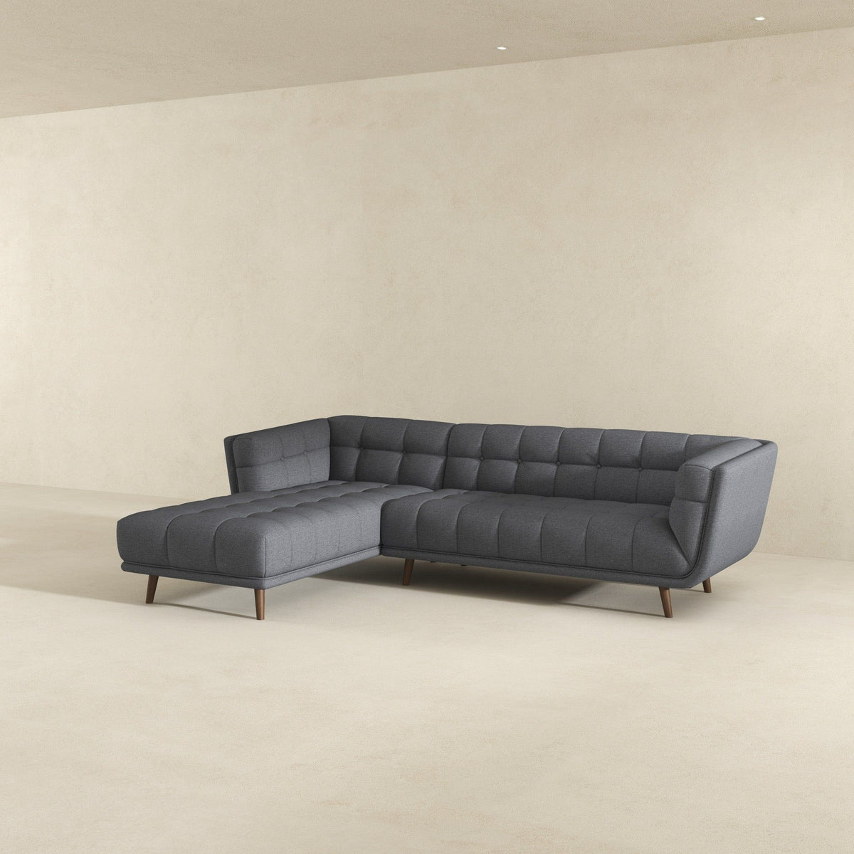 Addison - L Shape Sectional Sofa Tufted