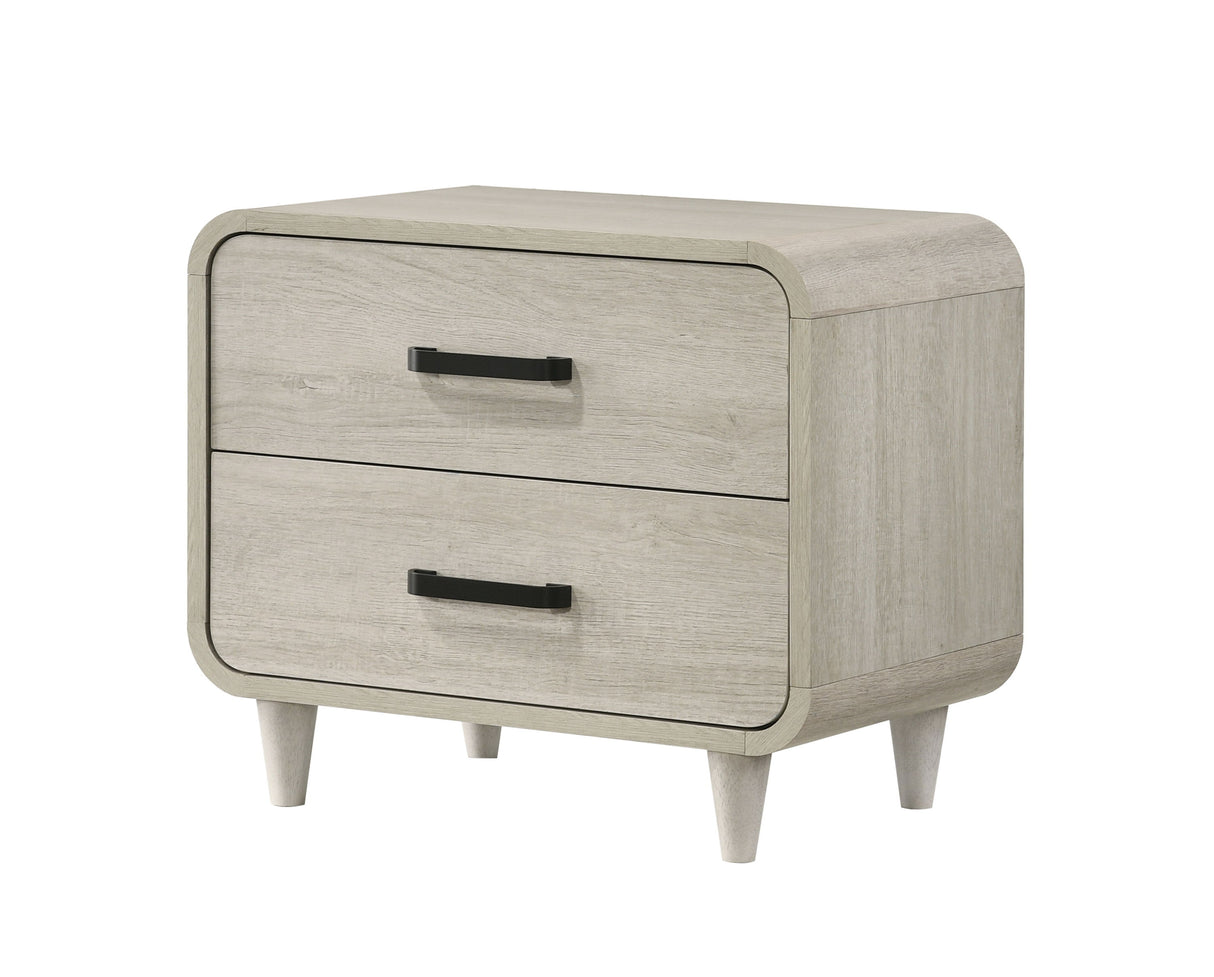 Nyomi - Night Stand - White by Crown Mark | Bel Furniture