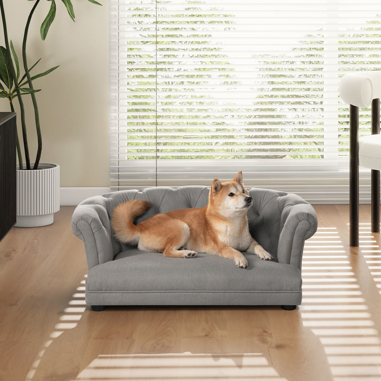 Kiki - Chesterfield Dog Sofa Bed Medium