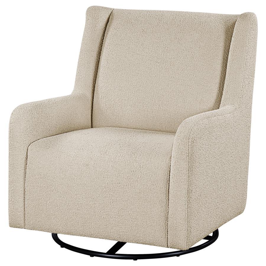 Serra - Boucle Upholstered Swivel Glider Recliner by Coaster Fine Furniture | Bel Furniture