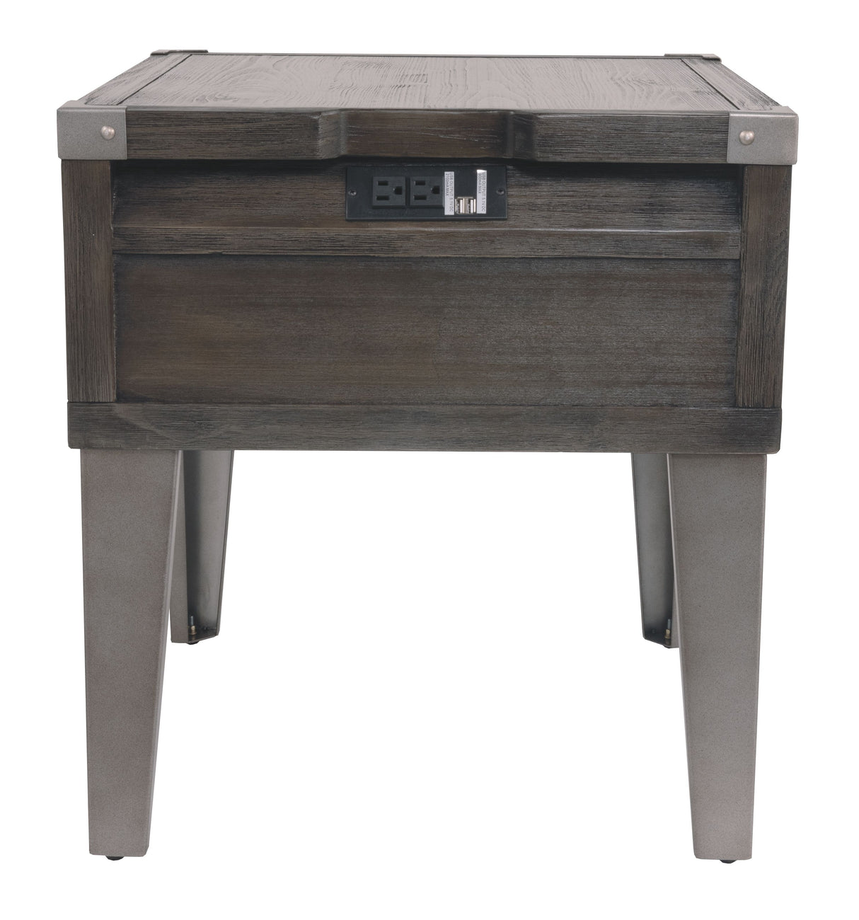 Todoe - Dark Gray - Rectangular End Table by Signature Design by Ashley® | Bel Furniture