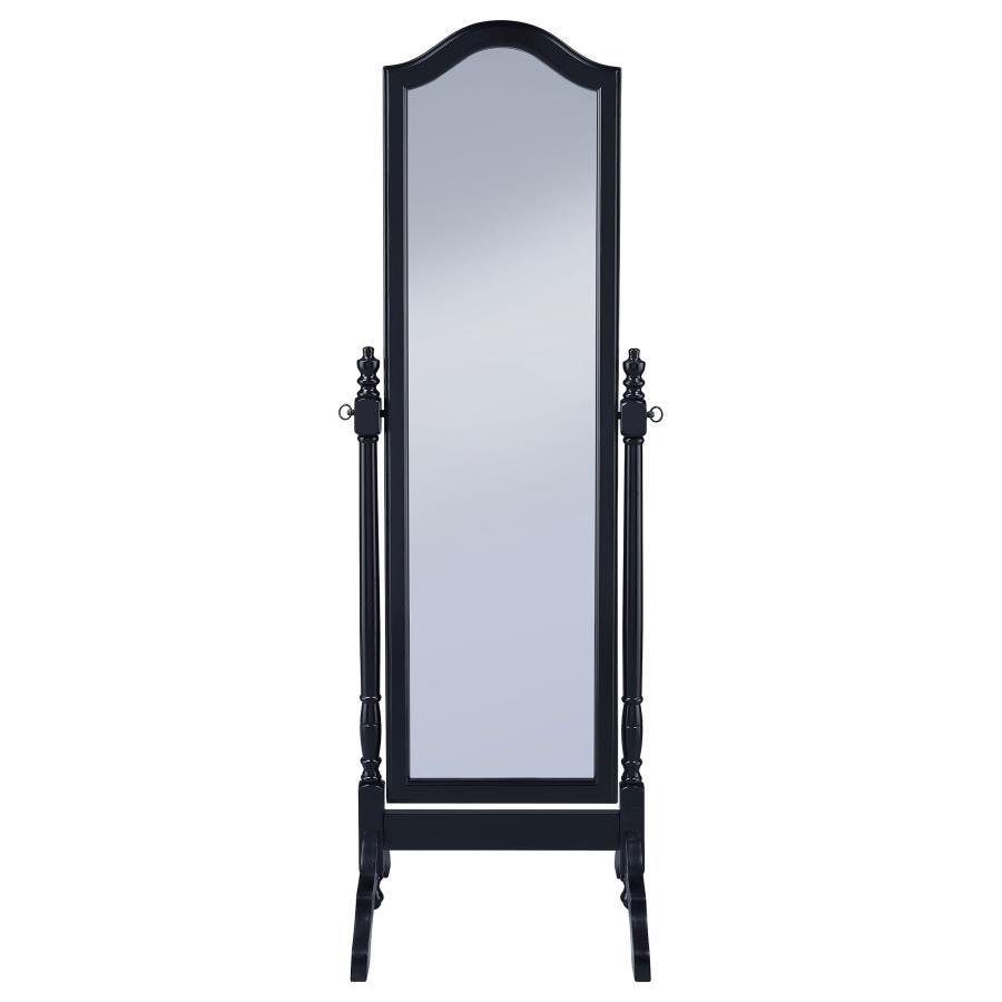 Cabot - Wood Adjustable Length Cheval Mirror by CoasterEveryday | Bel Furniture